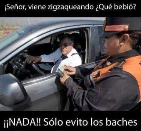 Los baches ¿Negligencia o Descuido? SOLO EVITO LOS BACHES 1